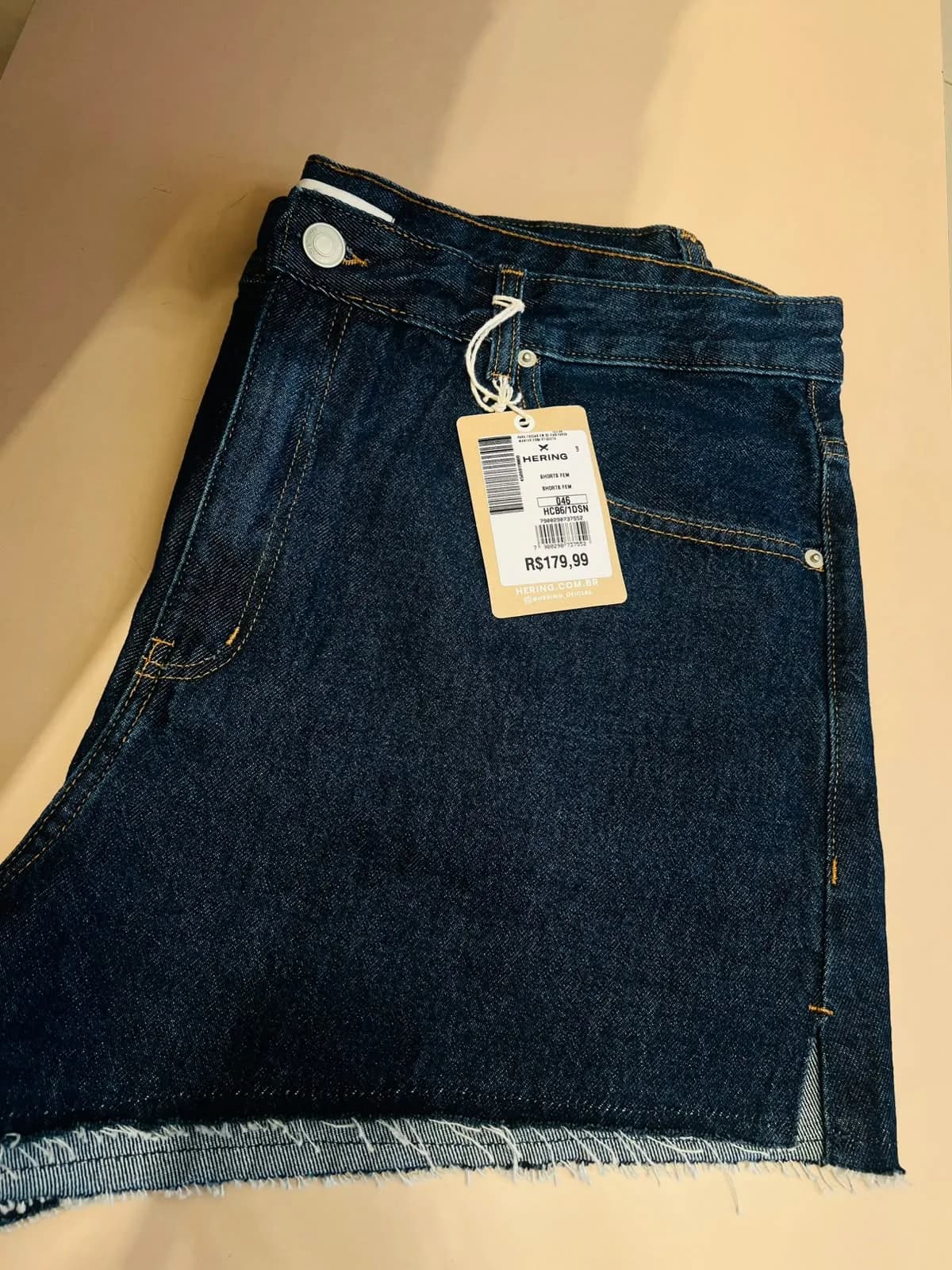 Shorts jeans azul Tamanhos 34,42,44 e 46