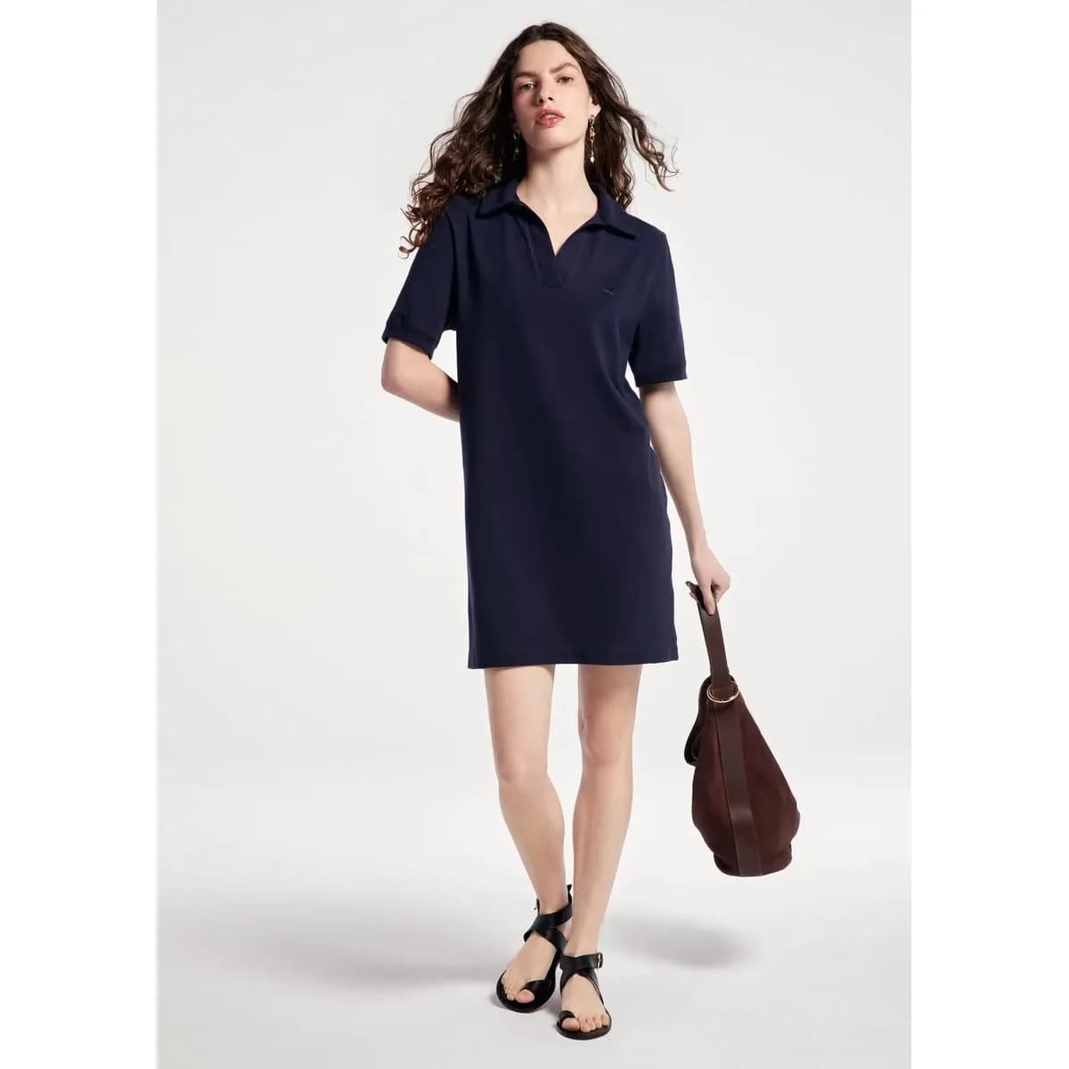 Vestido fem azul Tamanhos m, g e xg